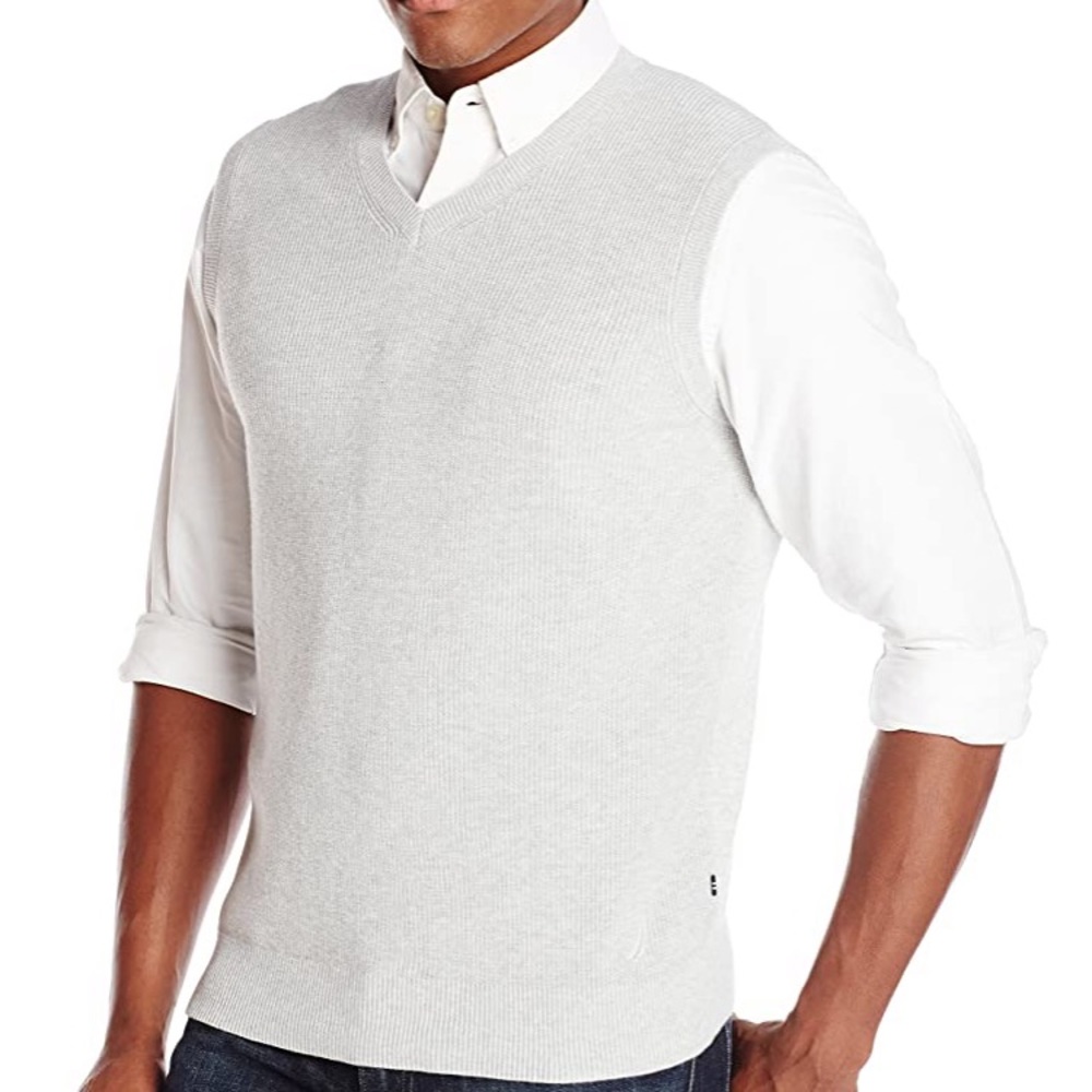 NWOT Nautica Grey Sweater Vest